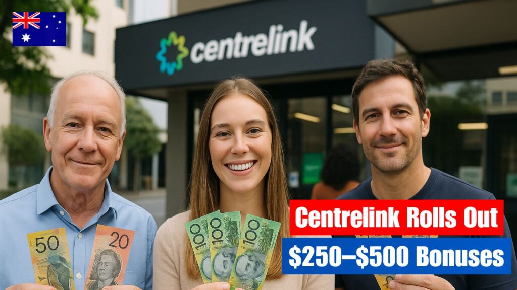 Centrelink Rolls Out $250–$500 Bonuses