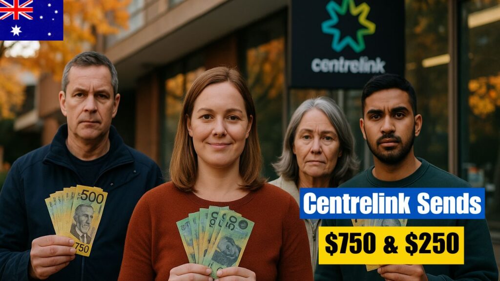 Centrelink Sends $750 & $250